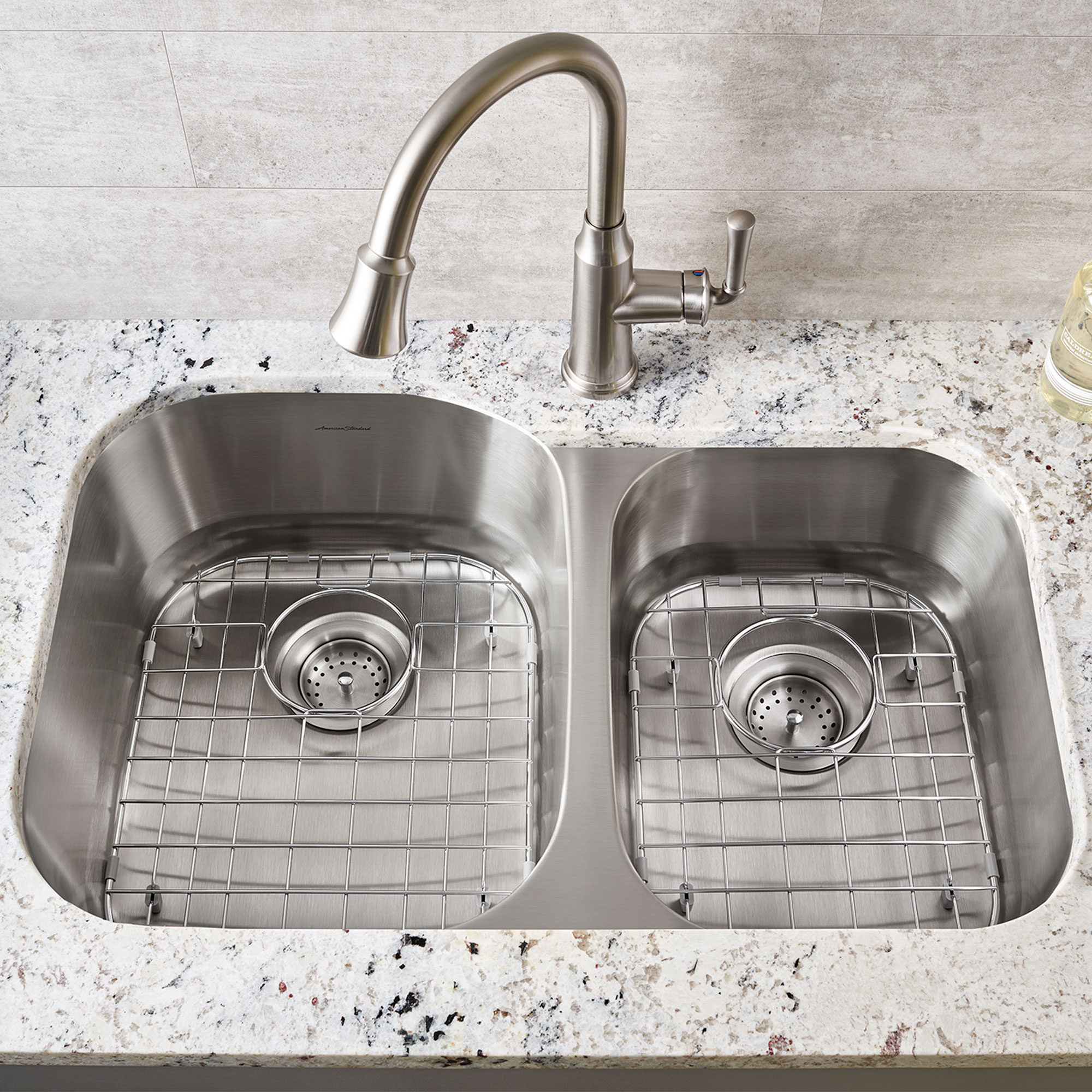 Portsmouth® 32 x 21-Inch Stainless Steel Undermount Double-Bowl Kitchen Sink